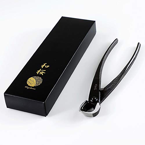 Wazakura Japanese Bonsai Branch Tool Kit Made In Japan - Hanafubuki Concave Branch Cutter 8Inch(200Mm) + Knob Branch Cutter 8-1/4Inch(210Mm) Gift Box Set thumb #7