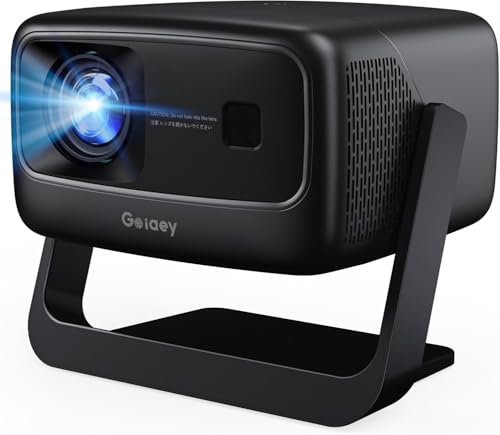 Image of [2000 ANSI/ Official-NetfIix/360°Stand] Outdoor Projector with WiFi and Bluetooth, Auto Focus, Auto Keystone 4K Projector Native 1080P Support 36W DoIby Audio Smart Proyector
