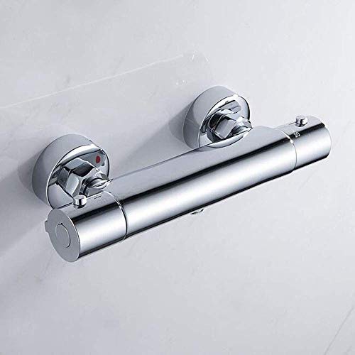 Mitigeur thermostatique douche avec colonne cascade et pommeau ensemble complet de salle de bain