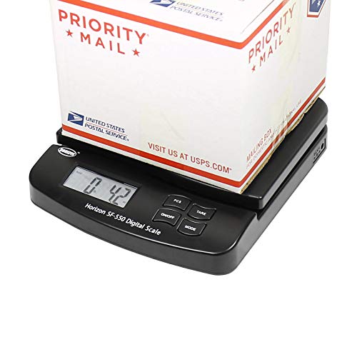 Horizon Sf-550 55 Lb X 0.1 Oz Digital Postal Shipping Scale With Counting Function, Auto Read Hold, 1 Gram Accuracy #TOP4