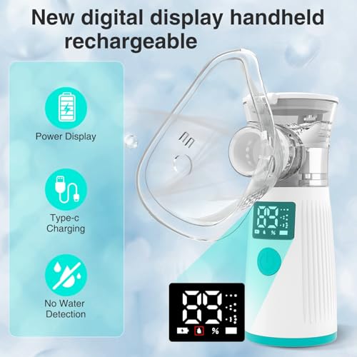 New - Improved Non-Medicated Steam Inhaler for Sinus Relief, Allergies, Congestion & Colds, Vocal Steamer, Soothes Nasal & Throat Passages. - Thumbnail 2