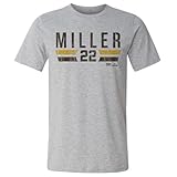 500 LEVEL Mason Miller San Diego Font Shirt (Heather Gray, XXX-Large)