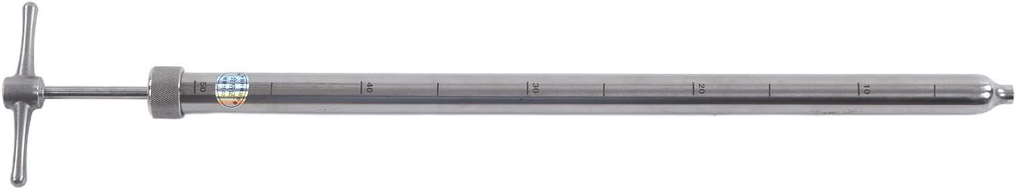 Liquid Sampler Soil Sample Probe 304 Stainless Steel with Clear Scale Rotation Handle for Food Sampling Easy to Clean Durable 22 Inches