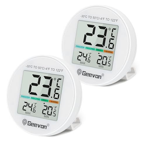 Termómetro de nevera digital Geevon para control exacto de temperatura