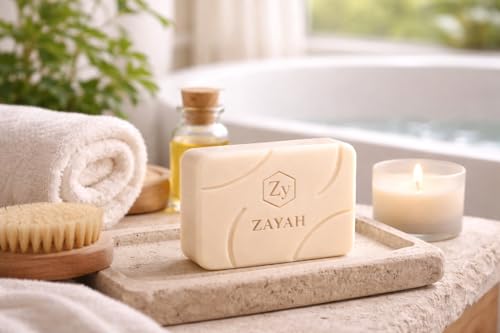 ZAYAH AUREO Luxury Bar Soap 3-Pack (18 oz) – Sandalwood & Bergamot Scented Soap for Men & Women – Enriched with Shea Butter & Olive Oil – Premium Skincare for All Skin Types – Made in ISO & GMPC - Image 10