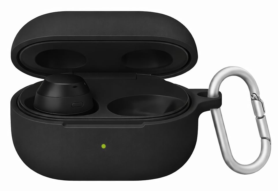 Image of Silicone Case Cover Compatible with Samsung Galaxy Buds Core (2025) (Black)