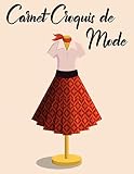 Carnet Croquis de Mode: Cahier de dessin pour créateur de mode, 240 Figures de silhouettes de mannequins, 6 silouhettes différentes de femmes, Grand Format, 8,5 * 11 in