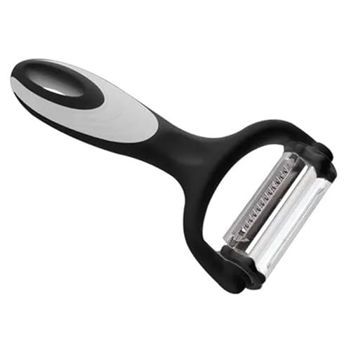 Descascador Multifuncional 3 em 1 Para Legumes e Frutas Aço Inoxidável Design Anatômico Prático e Du