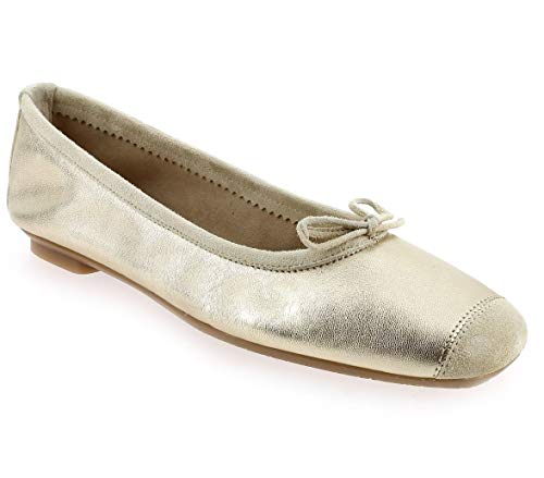 Reqins Ballerines Harmony Cuir Nacre Champagne (Numeric_41) Cover