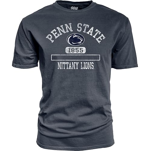 Camiseta NCAA Blue 84 que no se deforma ni encoge con tejido resistente de algodón hilado