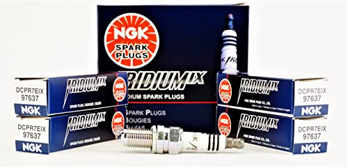 NGK # 6046 Iridium Spark Plugs -- DCPR7EIX -- Compatible with Harley-Davidson Twin Cam and XL --- 4 PCS NEW