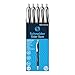 Schneider Limited Edition Slider Rave Black, XB (Extra Broad) Ballpoint Pen, Refillable + Retractable, 1.4 mm, White-Black Barrel, Blue Ink, Box of 5 Pens (132549)