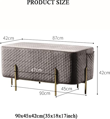 Bancs multifonctions en velours orange pour optimiser le salon