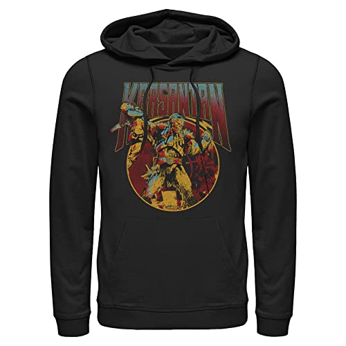 STAR WARS Book of Boba Fett It's Go Time Mens Pullover Hoodie, Black, L