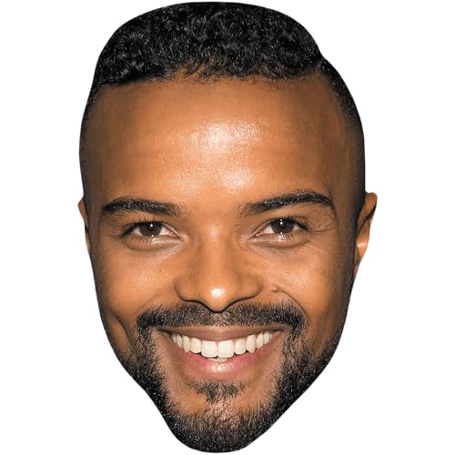 Bild: Eka Darville (Smile) Maske aus Karton f�r 8,97 EUR bei amazon.de