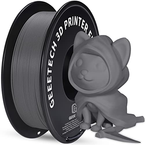 GEEETECH Matte PLA Filament 1.75mm Dark Grey, 1kg Spool (2.2 lbs) 3D...