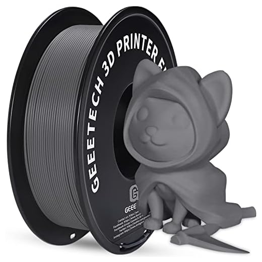 ⚡ Geeetech Matte PLA Filament 1.75mm Dark Grey 1kg Spool for Bambu AMS