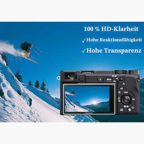 ULBTER Schutzfolie Displayschutz für Sony a6600 a6400 A6300 a6100 A6000 A5000 Displayschutzfolie für Sony Alpha 6600 6100 6400 6300 6000 5000 【3+2 Stück】