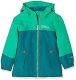 Wasserdicht, winddicht Jack Wolfskin Mädchen Iceland 3in1 G Jacket, bay blue, 128 EU