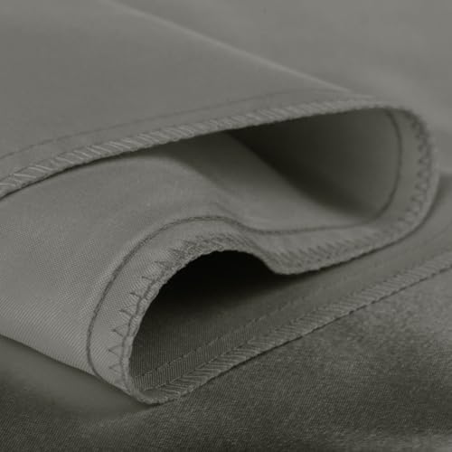 ShopBedding Satin Pillowcase with Zipper, for Hair and Skin Care, Feels Soft and Cool Like a Silk Pillowcase, Satin Pillow Cases 2 Pack, Slik Pillow Cover, Dark Grey - Standard Size - Blissford