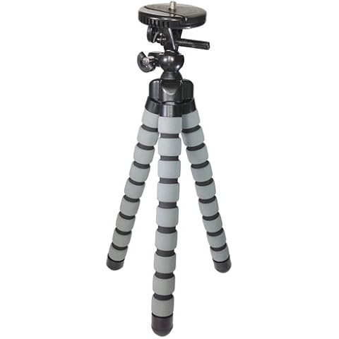 Synergy Digital Camera Tripod, Compatible with Olympus Tough TG-6 Digital Camera, Flexible Tripod - for Digital Cameras and Camcorders Approx Height 13 inches Cover