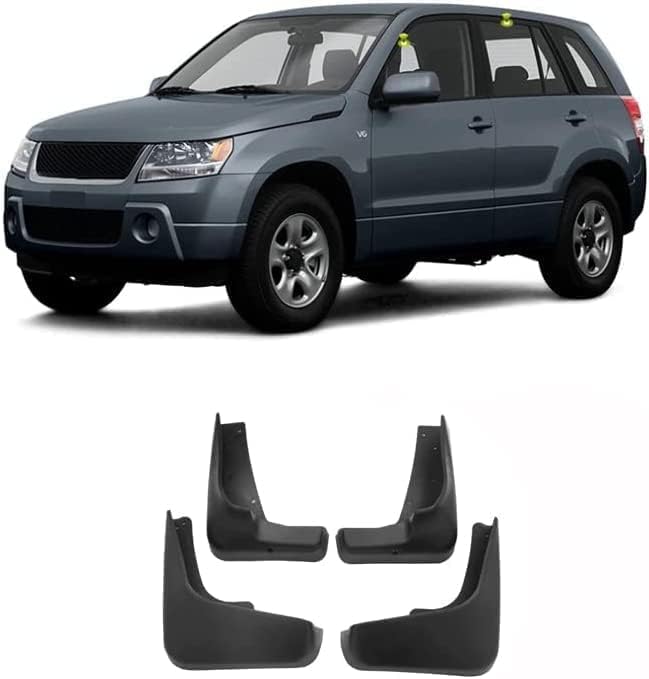 4 Stuks Auto Spatlappen voor Suzuki vitara 2005-2015, Auto Spatbord Voor/ Achter Wiel Spatschermen Lichaam Wiel Accessoires