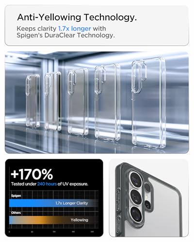 Image of Spigen Ultra Hybrid | Samsung Galaxy S26 Ultra Case [Transparent] [Air Cushion Protection] Galaxy S26 Ultra Back Cover | TPU+PC - Space Crystal