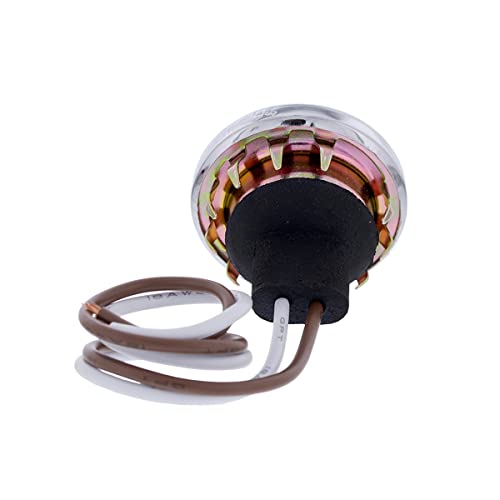 United Pacific 39995B 4 Led Rounded License Light, 1 ½” Diameter, Steel Housing, Easy Push-On Install, Bright White Led Light – 1 Unit #TOP4