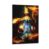 VBHEJRNE Póster de Final Fantasy 1 Vivi Ornitier, póster decorativo de lienzo para pared e impresión artística moderna para decoración de dormitorio familiar, 20 x 30 cm