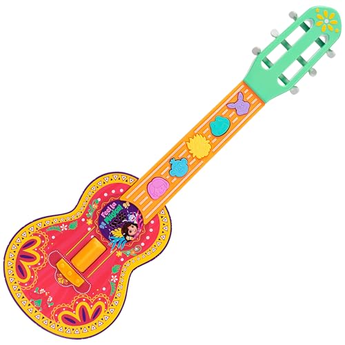 Jouet enfants guitare charango Dora avec musique effets sonores et phrases bilingues 3 ans