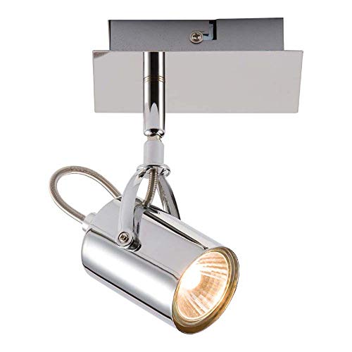 Image of Knightsbridge NSP1C Single Chrome Spotlight, 230 V, GU10