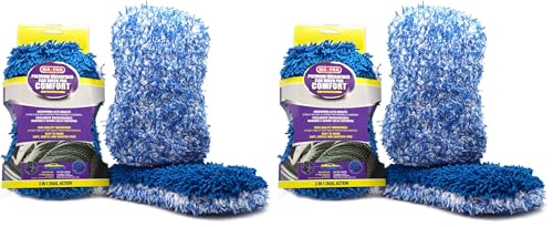 Mafra, Almohadilla Lavacoches Confort, Almohadilla de Microfibra de Doble Acción, Elimina la Suciedad General y Resistente, Ideal para el Cuidado de la Carrocería del Coche (Paquete de 2)