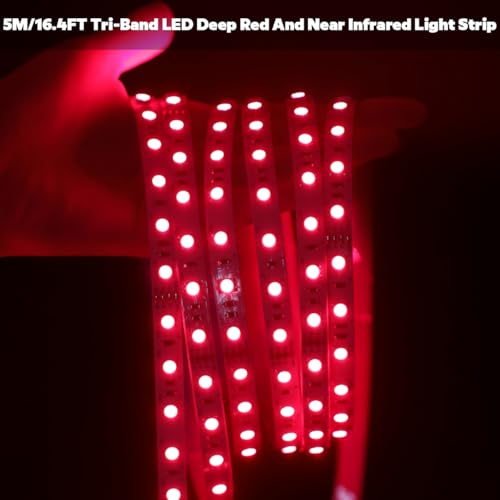 Tira LED Terapia Luz Roja 660nm+850nm 5m Flexible miniatura 3