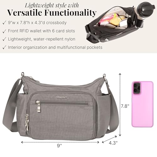 Image of Baggallini womens Crosstown Hobo Crossbody