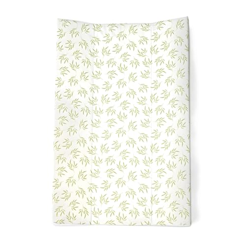 Clair de Lune Leaf Anti-Roll Wedge Baby Changing Mat 69 x 44cm