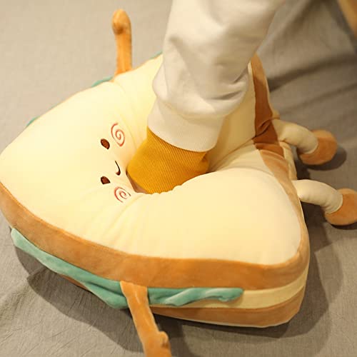 Xiyuan 15.7Inch Cute Food Plush Pillows Cute Sandwiches Soft Plush Animals Soft Bread Pillow Hugging Toys Sofa Bed Cushion Pillow Kids Toys Home Decor Gifts #TOP2