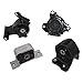 Engine & Transmission Motor Mounts Kit 4 Piece Set Replacement for 02-06 Honda CR-V 2.4L Automatic Transmission 50810-S7D-003