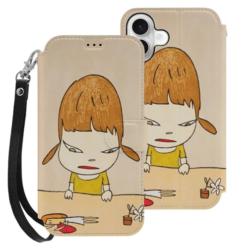 �ޗǔ��q iPhone16Plus�p �P�[�X �A�C�t�H��16�v���X�p �P�[�X �蒠�^ �X�g���b�v�t�� �X�}�z�P�[�X ���z�^ �X�^���h�@�\ PU���U�[ �S�ʕی� �ϏՌ� �g�уJ�o�[