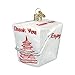 Old World Christmas Ornaments: Chinese Take-Out Glass Blown Ornaments for Christmas Tree