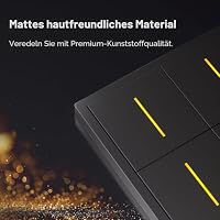 BSEED Smart Lichtschalter Matt, Wlan Schalter mit Kontrollleuchte, Wechselschalter Unterputz, S-Serie, 2 Fach 1 Weg, 86mm Weiß – Ansicht 5