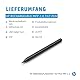 HP MPP 2.0 Tilt Pen Digitaler Eingabestift (aufladbar über USB-C, LED Akkuanzeige, lange Akkulaufzeit, austauschbare Spitzen, magnetischer Schaft) silber