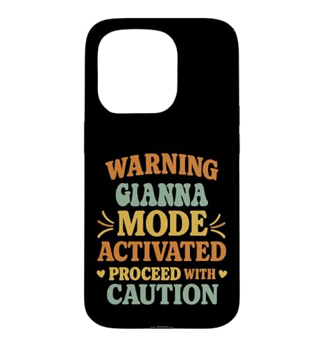 GIANNA Personalized Women's Gift Custom GIANNA �X�}�z�P�[�X iPhone 15 Pro �p