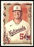 2023 TOPPS ALLEN AND GINTER #124 CADE CAVALLI RC WASHINGTON NATIONALS BASEBALL OFFICIAL TRADING CARD OF MLB