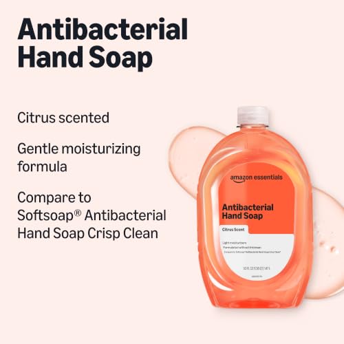 Amazon Basics Liquid Hand Soap Refill, Light Moisturizing, Triclosan-Free, Phthalate-Free, Paraben-Free, Citrus, 50 Fl Oz (Pack of 1) (Previously Solimo) view 3