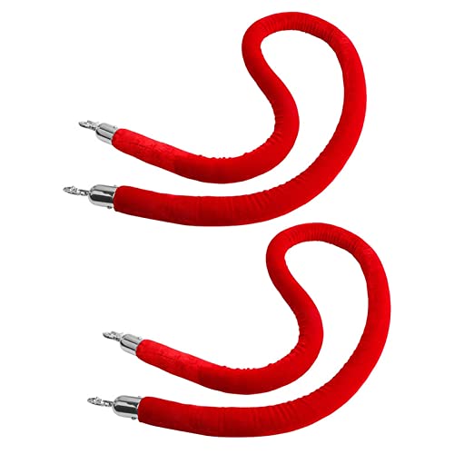 Corde en Velours Rose Haute Qualité pour Bar et Séparation de Sécurité Chic
