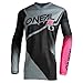 Produktbild O'NEAL | Motocross-Jersey Langarm | MX Enduro | Gepolsterter Ellbogenschutz, V-Ausschnitt, atmungsaktiv | Element Women's Jersey Racewear V.22 | Erwachsene | Schwarz Grau Pink | Größe L