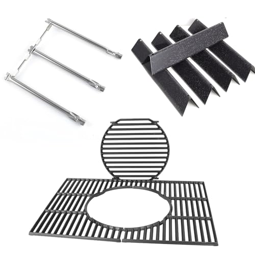 Parti di ricambio per barbecue Weber Spirit I & II 300 Series – E310 E320 E330 barbecue a gas, 8847 griglia in ghisa, 7636 Flavorizer Bar copertura bruciatore & 69787 accessorio per bruciatore in