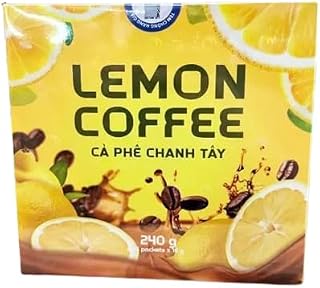 Instant Vietnamese Coffee (14 packs, Product image Lemon Coffee - Ca Phe Giam Can Chanh Tay)