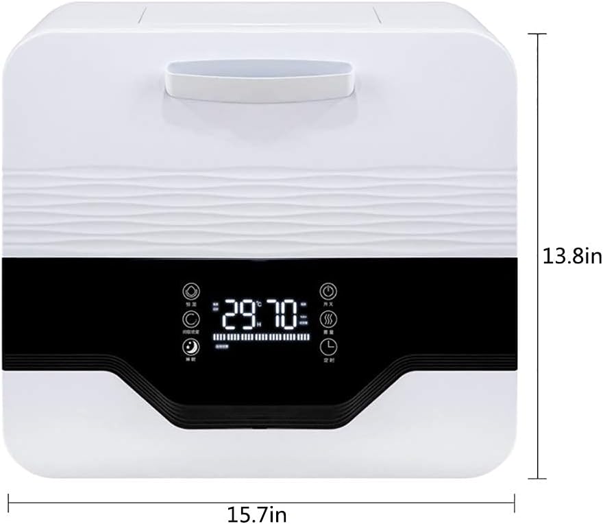 Air Humidifier Household Silent Bedroom Small Large Capacity 360 Degree Spray Top Filling Automatic Closing Office Maternity Baby Aromatherapy Machine