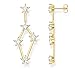 Produktbild Thomas Sabo Damen-Ohrringe Sterne gold 925 Sterlingsilber gelbgold vergoldet H2083-414-14